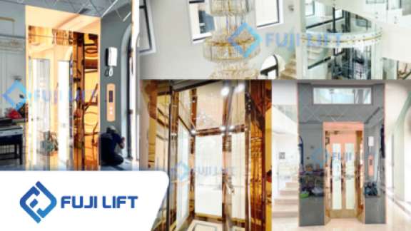 Lắp đặt thang máy lồng kính Biệt thự Thủ Dầu Một
