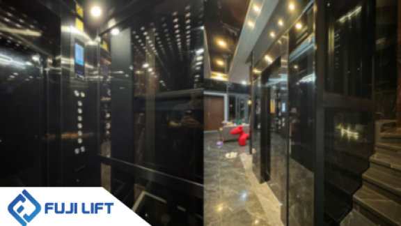 Bàn giao công trình thang máy tải khách 450kg quận Tân Phú, TP,HCM