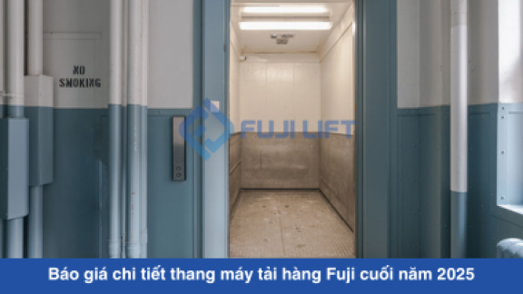 Báo giá chi tiết thang máy tải hàng Fuji cuối năm 2025