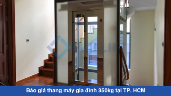 Báo giá thang máy gia đình 350kg tại TP. HCM