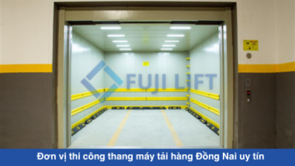 Đơn vị thi công thang máy tải hàng Đồng Nai uy tín