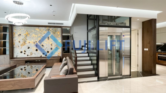 Cách dựng hố thang máy bằng khung nhôm