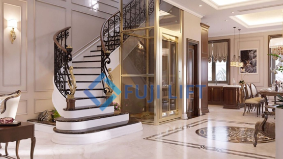 Giá thang máy gia đình 4 tầng 