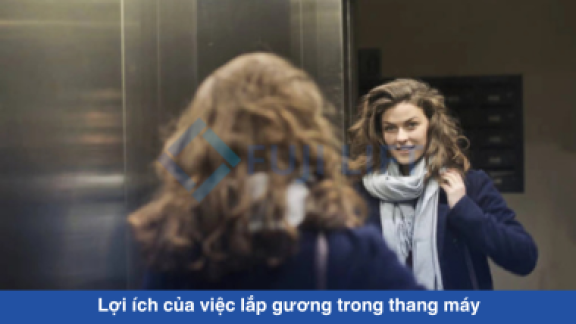 Lợi ích của việc lắp gương trong thang máy
