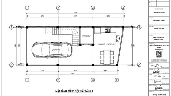 Nhà ống nên dùng thang máy loại nào?