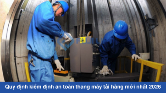 Quy định kiểm định an toàn thang máy tải hàng mới nhất 2026 (Bộ LĐTBXH)