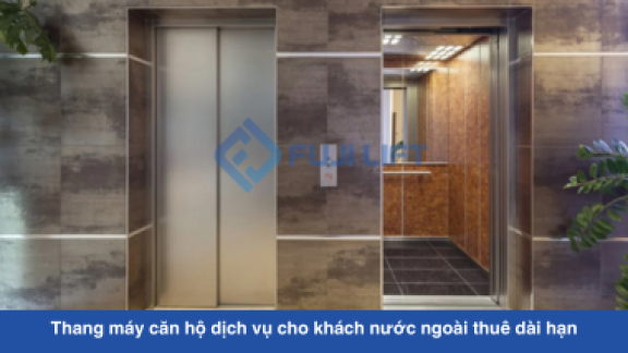 Thang máy căn hộ dịch vụ cho khách nước ngoài thuê dài hạn