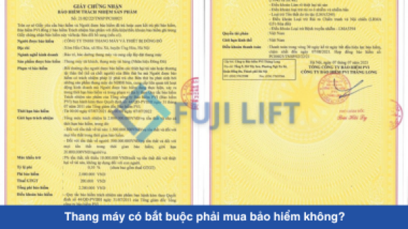Thang máy có bắt buộc phải mua bảo hiểm không? Thang máy có bắt buộc phải mua bảo hiểm không?