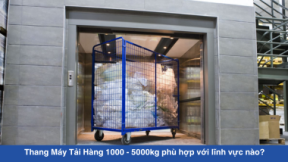 Thang Máy Tải Hàng 1000 - 5000kg phù hợp với lĩnh vực nào?