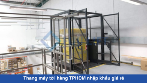 Thang máy tời hàng TPHCM nhập khẩu giá rẻ