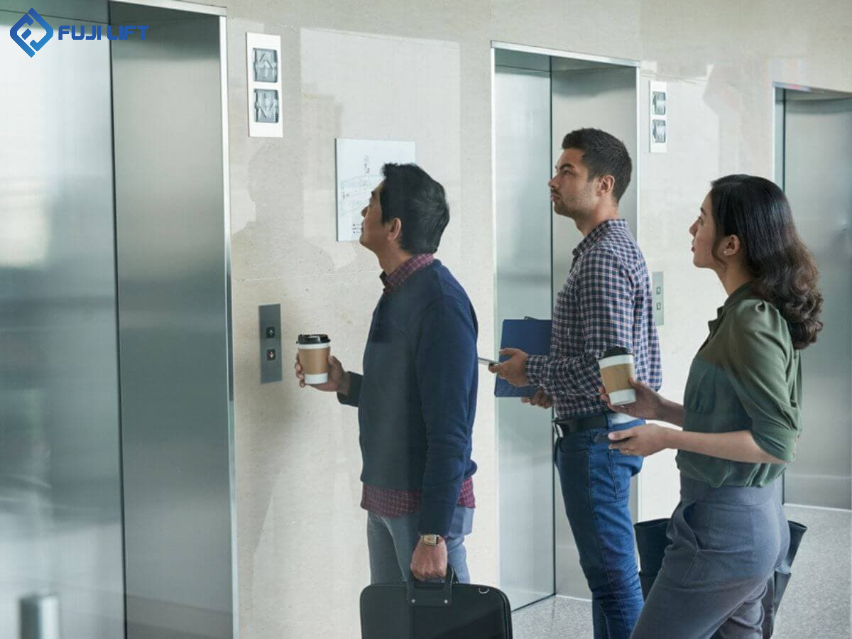 Tải trọng thang máy phụ thuộc vào quy mô và số lượng người ở văn phòng